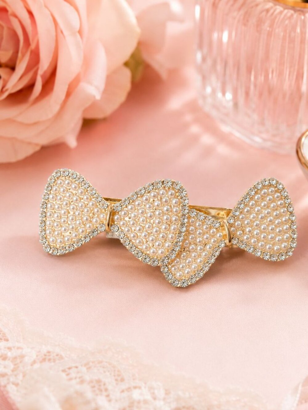 Double Bow Hair Clip